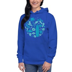 Surfer Circle Premium Hoodie