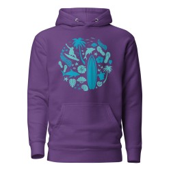 Surfer Circle Premium Hoodie