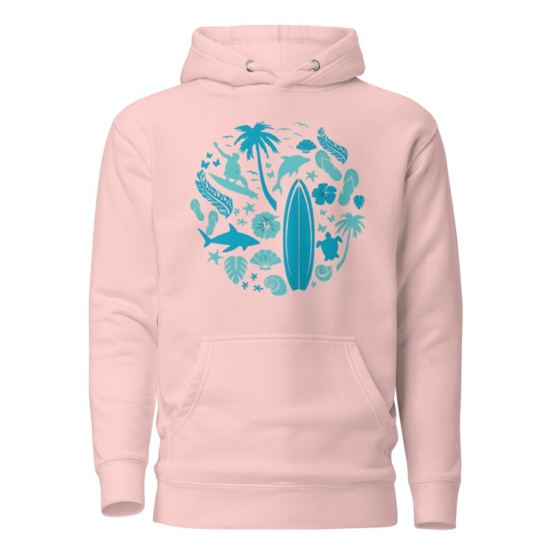 Surfer Circle Premium Hoodie