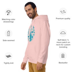 Surfer Circle Premium Hoodie