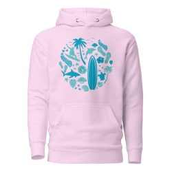 Surfer Circle Premium Hoodie