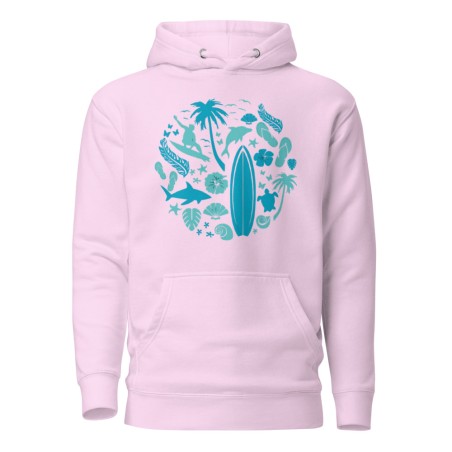 Surfer Circle Premium Hoodie