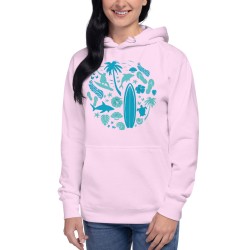 Surfer Circle Premium Hoodie