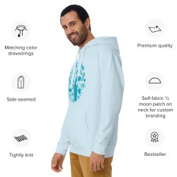 Surfer Circle Premium Hoodie