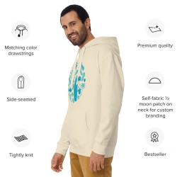 Surfer Circle Premium Hoodie