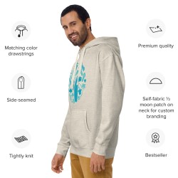 Surfer Circle Premium Hoodie