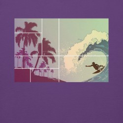 Purple Riptide Premium Hoodie