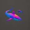 Deep Sea Disco – Diver & Shark Premium Hoodie