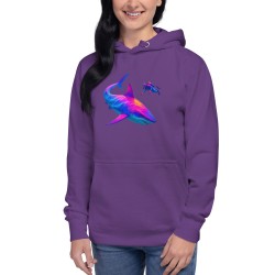 Deep Sea Disco – Diver & Shark Premium Hoodie