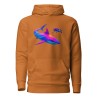 Deep Sea Disco – Diver & Shark Premium Hoodie
