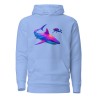 Deep Sea Disco – Diver & Shark Premium Hoodie