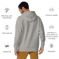 Deep Sea Disco – Diver & Shark Premium Hoodie
