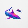 Deep Sea Disco – Diver & Shark Premium Hoodie
