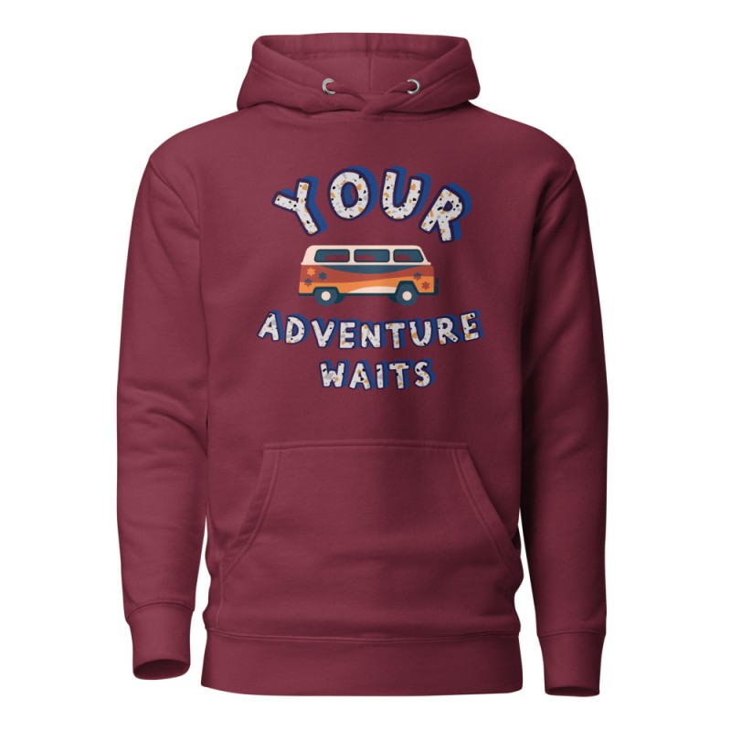 Adventure Waits Premium Hoodie