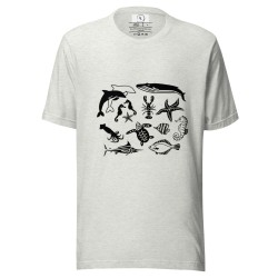 Sea Square Dark T-Shirt