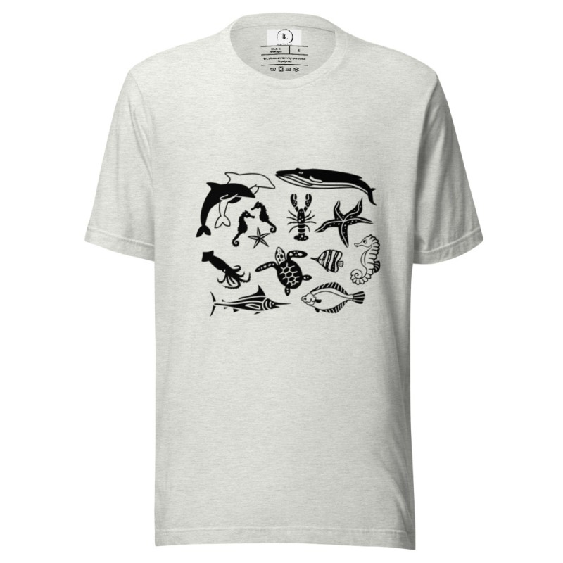 Sea Square Dark T-Shirt