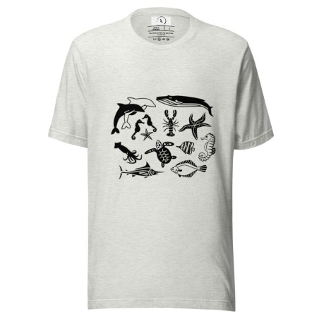 Sea Square Dark T-Shirt