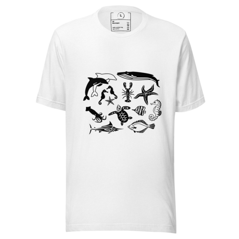 Sea Square Dark T-Shirt