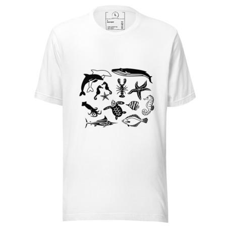 Sea Square Dark T-Shirt