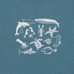 Sea Square Light T-Shirt