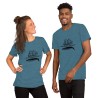Sailingboat with whale T-shirt dark print
