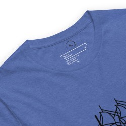 Sailingboat with whale T-shirt dark print