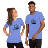 Sailingboat with whale T-shirt dark print