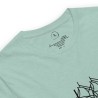 Sailingboat with whale T-shirt dark print