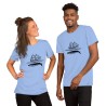 Sailingboat with whale T-shirt dark print