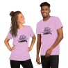 Sailingboat with whale T-shirt dark print