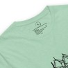 Sailingboat with whale T-shirt dark print