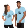Sailingboat with whale T-shirt dark print
