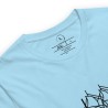 Sailingboat with whale T-shirt dark print