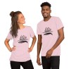 Sailingboat with whale T-shirt dark print