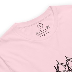 Sailingboat with whale T-shirt dark print
