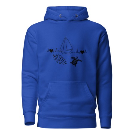 Heartbeat of the Ocean Premium Hoodie