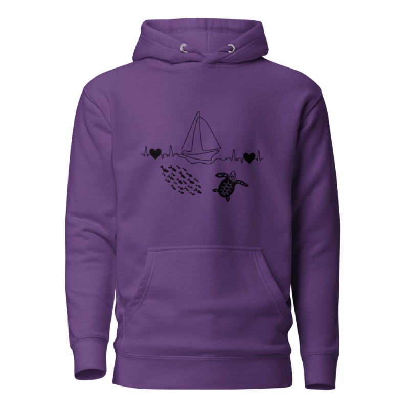 Heartbeat of the Ocean Premium Hoodie