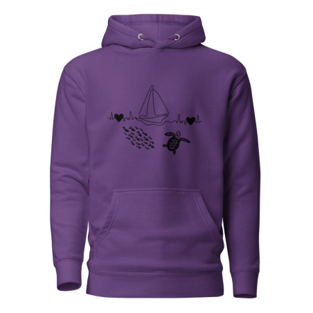 Heartbeat of the Ocean Premium Hoodie