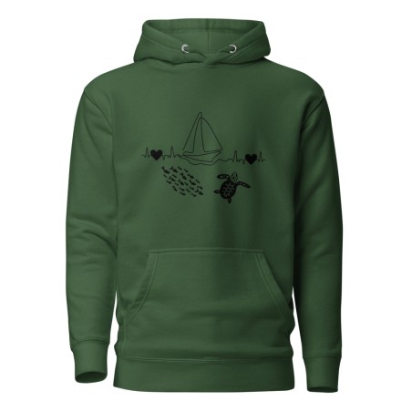 Heartbeat of the Ocean Premium Hoodie