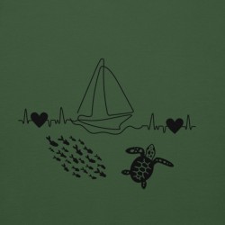 Heartbeat of the Ocean Premium Hoodie
