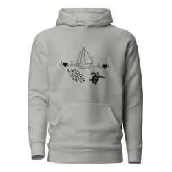Heartbeat of the Ocean Premium Hoodie