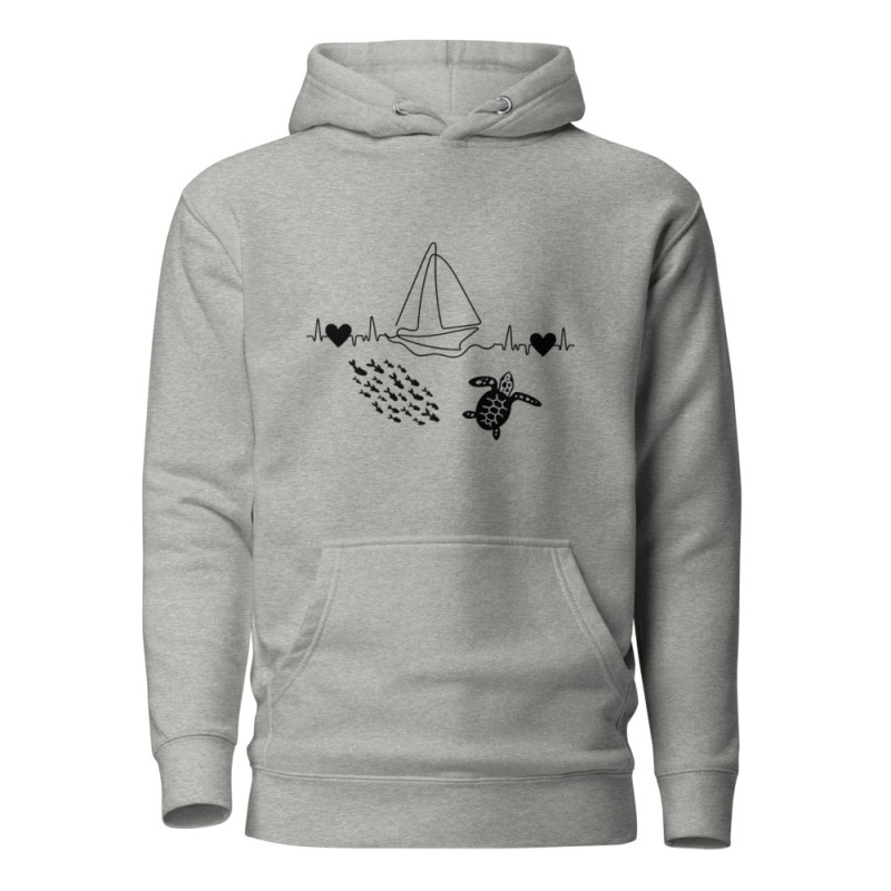 Heartbeat of the Ocean Premium Hoodie