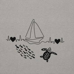 Heartbeat of the Ocean Premium Hoodie