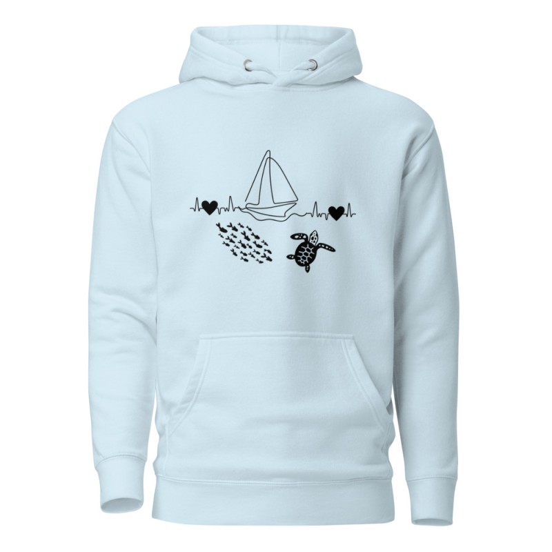 Heartbeat of the Ocean Premium Hoodie