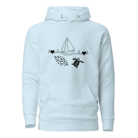Heartbeat of the Ocean Premium Hoodie