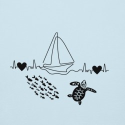 Heartbeat of the Ocean Premium Hoodie