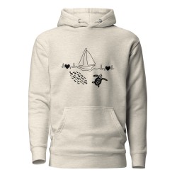 Heartbeat of the Ocean Premium Hoodie