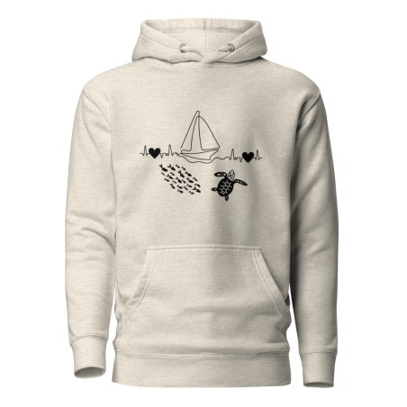 Heartbeat of the Ocean Premium Hoodie