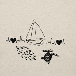 Heartbeat of the Ocean Premium Hoodie