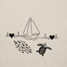 Heartbeat of the Ocean Premium Hoodie